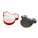 face-shaped tin container